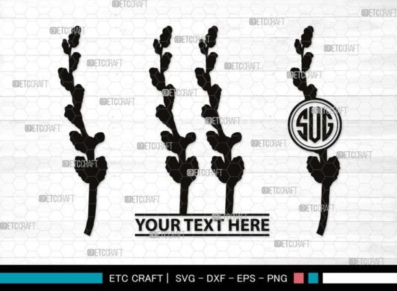 Download Pussy Willow Monogram, Spring Nature Svg - Nature svg Collection