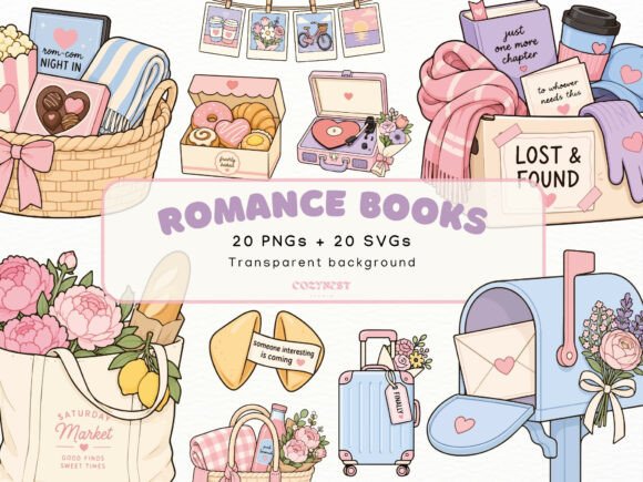 Download Romance Book Lovers, Bookish Clipart PNG - Premium Resources